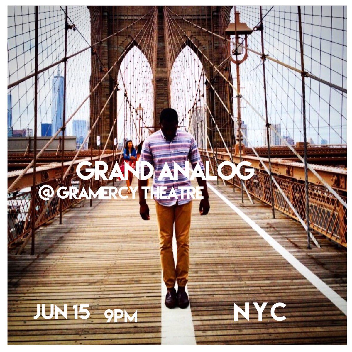 GrandAnalog's tweet photo. we play @GramercyTheatre in #NYC this Wed Jun 15 9pm / get on our guestlist https://t.co/N3tu3Qa3Jq USE CODE: RBFNYC https://t.co/jHg6Qpy19j