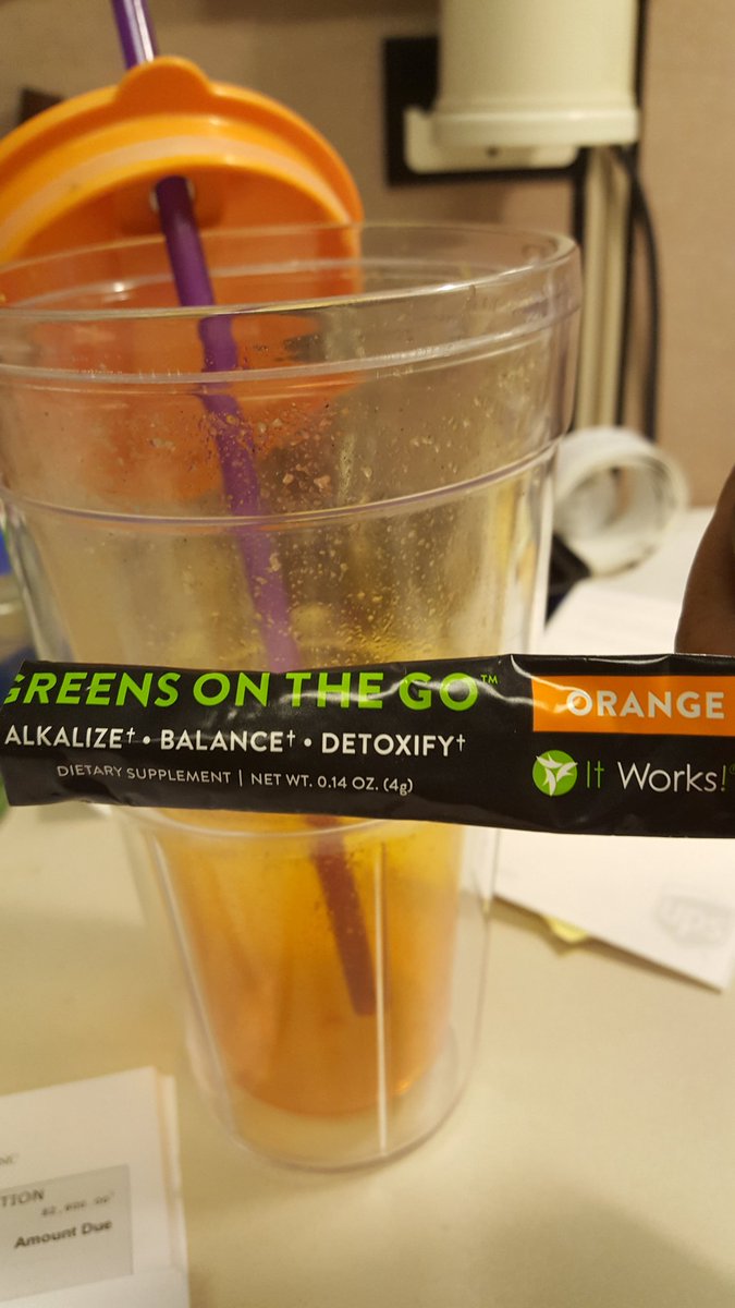 Maychildren's tweet photo. Monday blues.  My Greens saved the day. Contact me to order. # It Works distributor https://t.co/r9OhmHqpnS