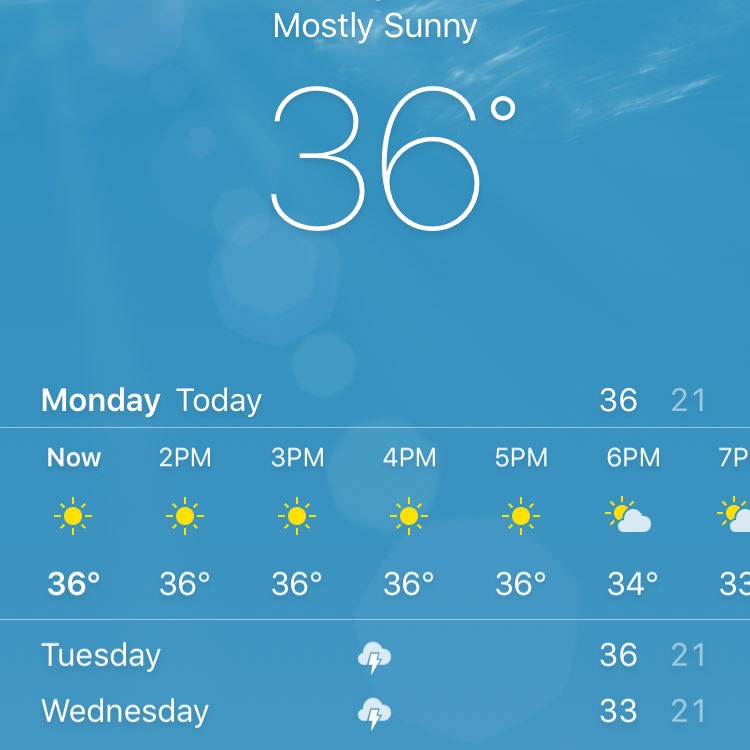 readheadreader's tweet image. Doesn't matter if it's Fahrenheit or Celsius, these numbers are unacceptable!!☀️ #toohot #donotlike #sweating