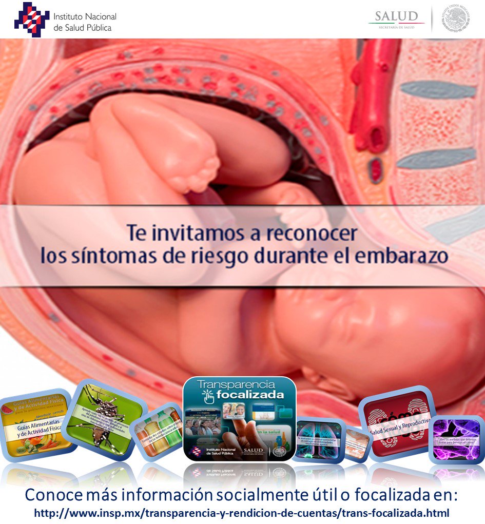 inspmx's tweet photo. Conoce los síntomas de riesgo durante el embarazo https://t.co/pKgawvPkLV https://t.co/9e4aRjxhqY