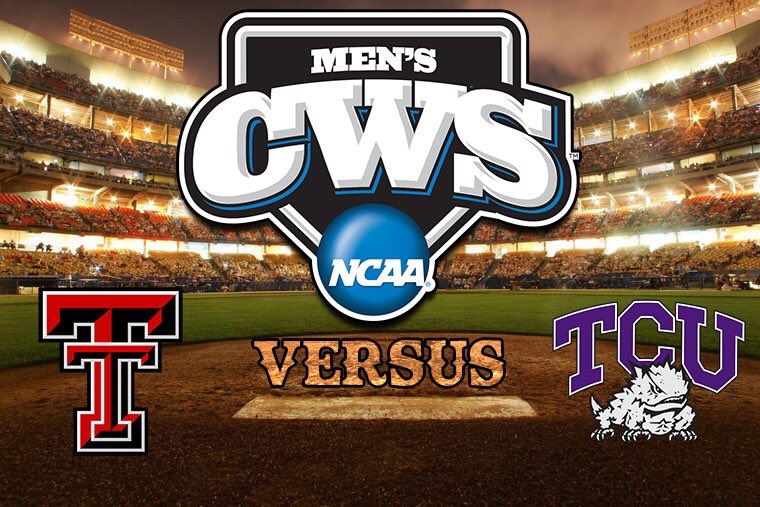 TCUFFL's tweet photo. In Omaha, the Horned Frogs will face Texas Tech in the opening game. Fav for TCU RT for Texas Tech. #GoFrogs #TCU https://t.co/ft39TiLbjS