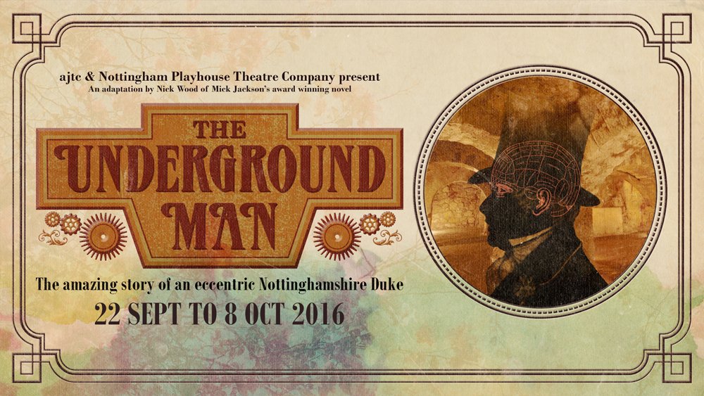 Coming soon to the Neville Studio: #TheUndergroundMan - an adaptation of Mick Jackson's award-winning novel.