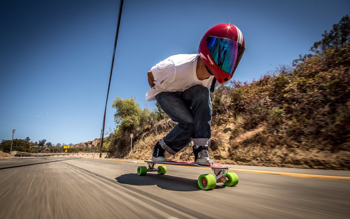 Ryan Farmer testing out our BigZig 75nm HD 74a. 📸 Mikel Echegaray. #GRNTM #abec11wheels
