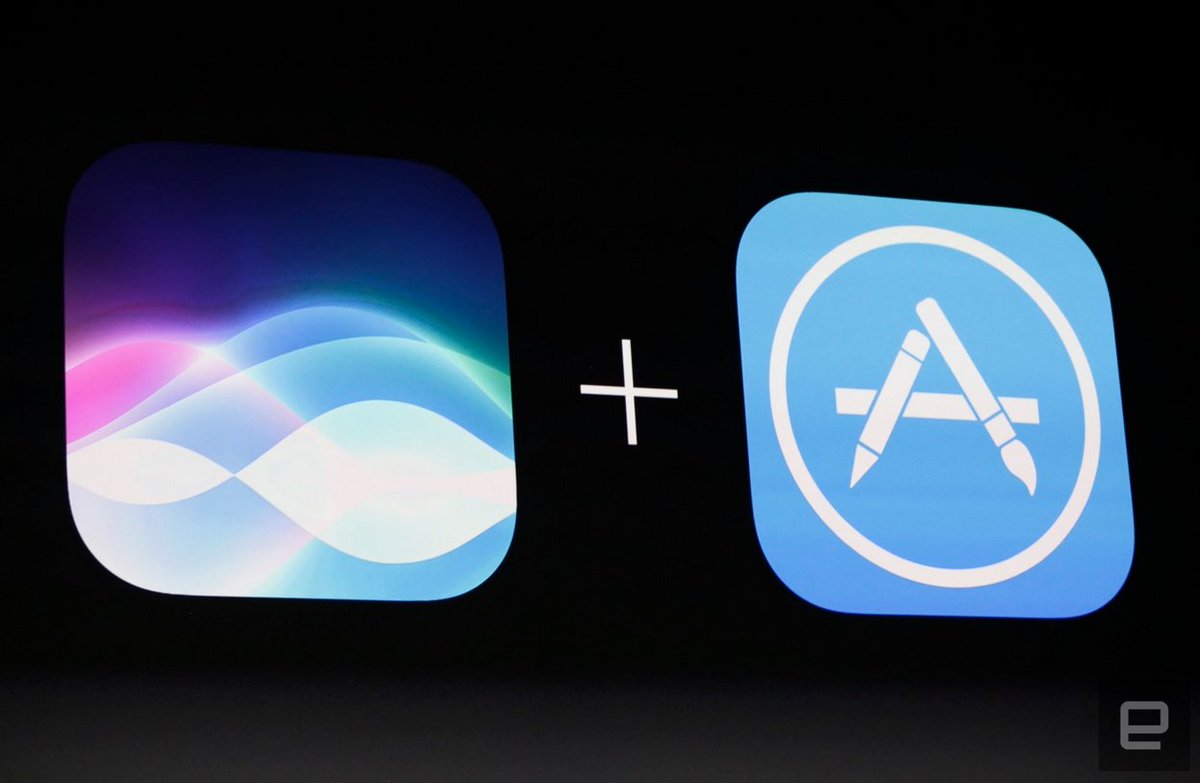 engadget's tweet photo. "Siri is now open to developers." #WWDC2016 https://t.co/dIdE7taHxu https://t.co/AoUkpaaTR0