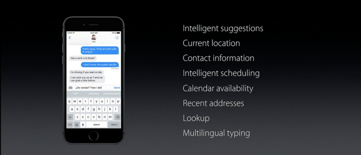iOS__Daily's tweet photo. #iOS10

#Siri #QuickType

Follow iOSDaily for live #WWDC2016 updates! https://t.co/cpn1VoadJ0