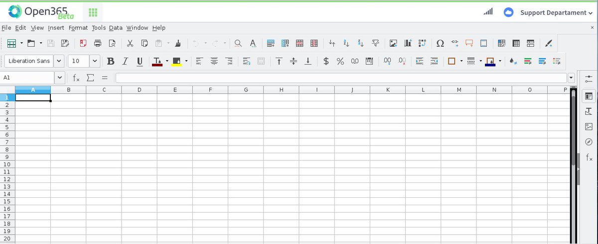 Support_Open365's tweet image. Our new interface, So beautiful! the dark side can’t make this better ^_^ #opensource #open365 #eyeos #LibreOffice