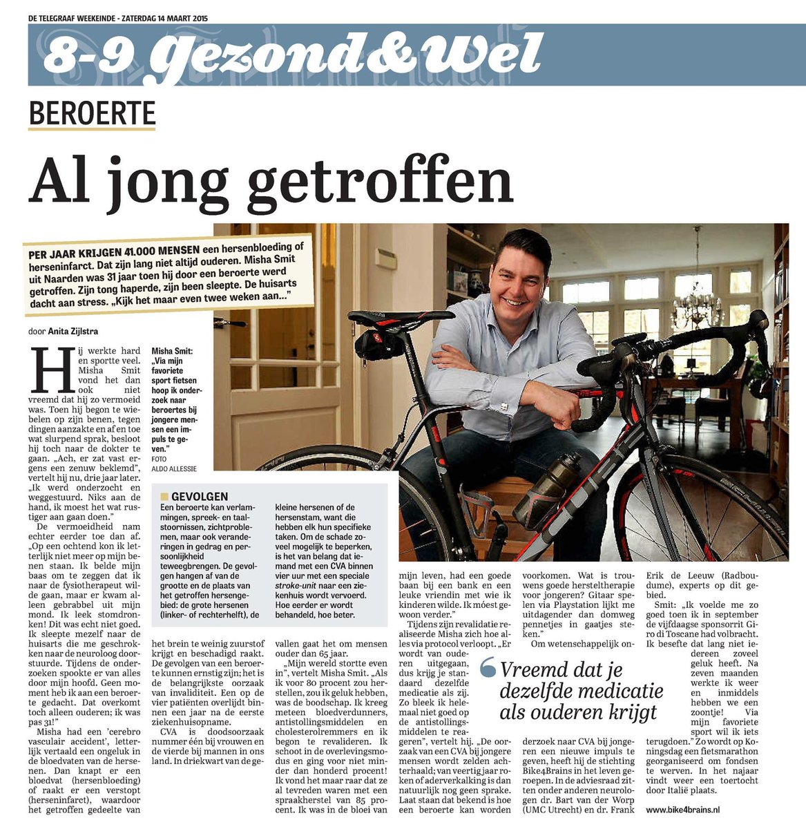 De 'Why' van Bike4Brains! #bike4brains #Stelvio #wielrennen
