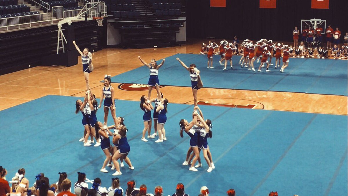 TCCheer_bd's tweet photo. proud of our squad and all that we accomplished this weekend!!! 💙 https://t.co/67qw6f1aXD