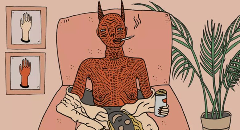NylonMag's tweet photo. Meet the artist behind the most relatable image on the internet: https://t.co/28aBb4d0Ar https://t.co/vAkmc7Tl4N