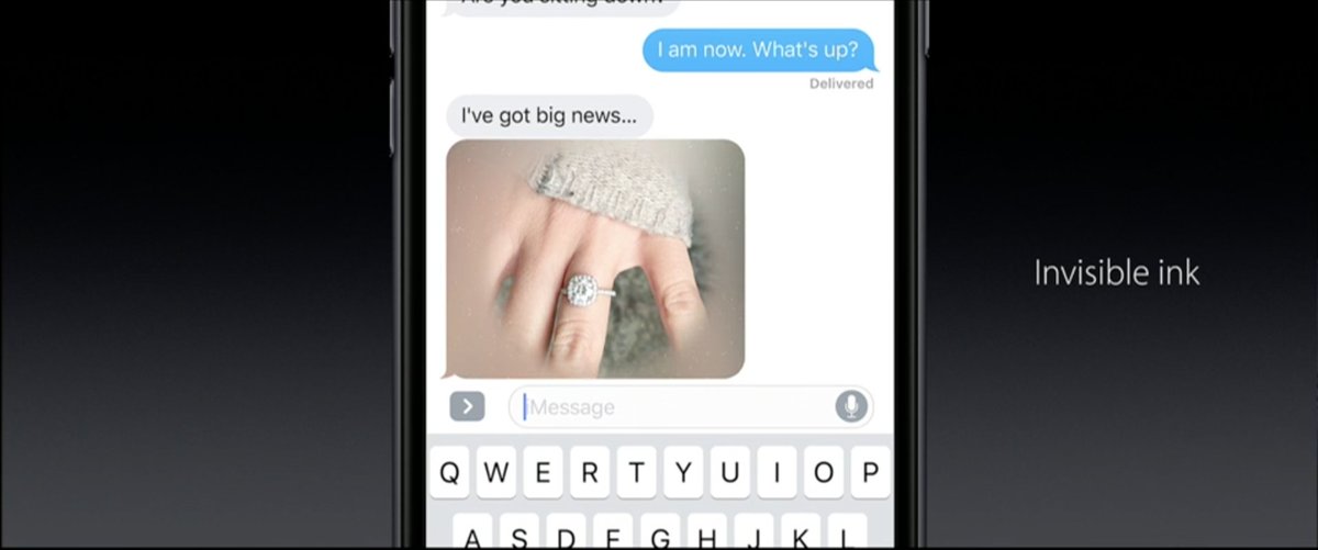 iOS__Daily's tweet photo. #iOS10

Invisible ink looks nice

Follow iOSDaily for live #WWDC2016 updates https://t.co/qKXEOSM8Jo