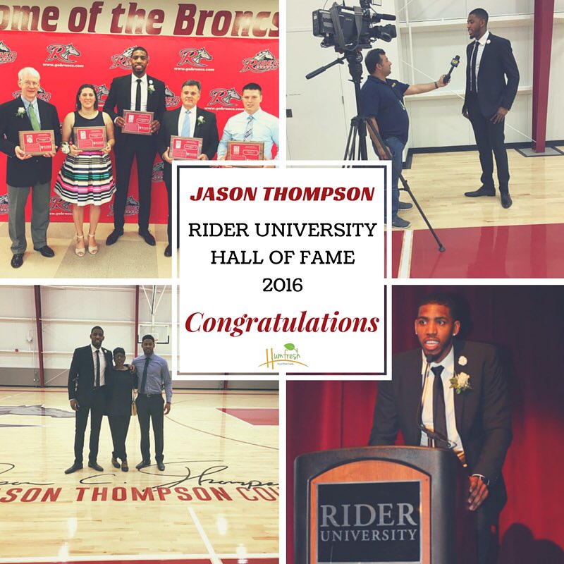 EatHumFresh's tweet photo. Congratulations to #FreshTeam member @jtthekid on his Hall of Fame induction at @rider_university. #HOF #EatHumFresh https://t.co/r1jR9flZov