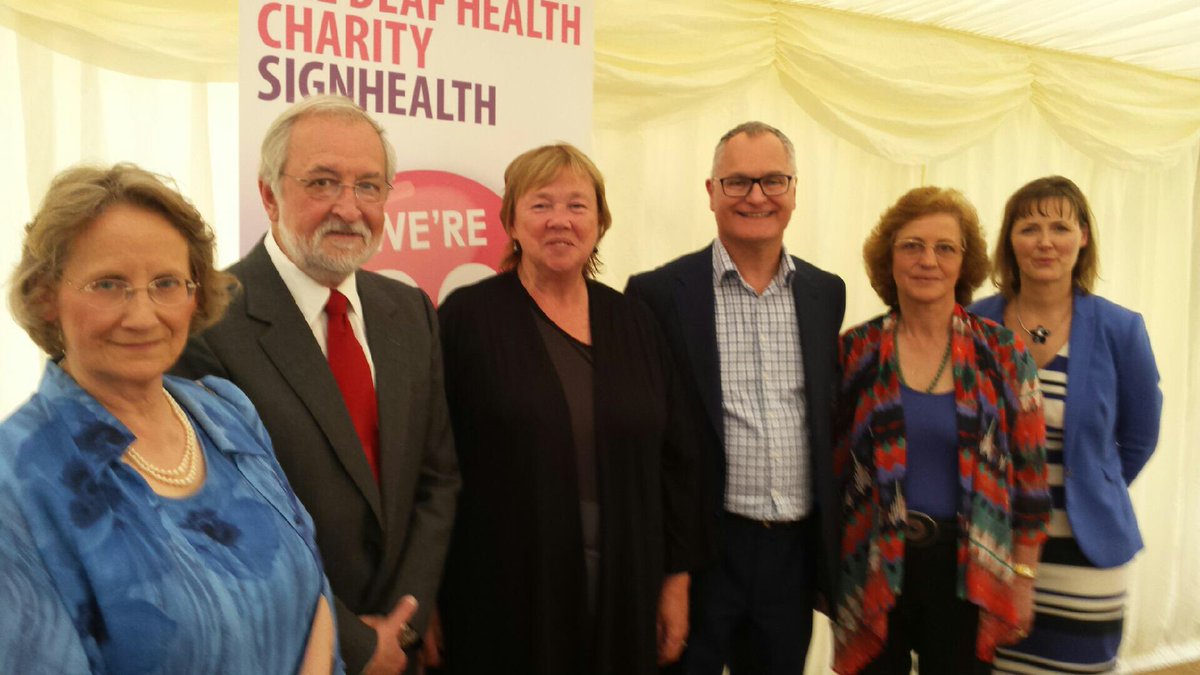 Delighted to be joined by Pauline Quirke @PQA_Official at our 30th birthday celebrations this evening #SignHealth30