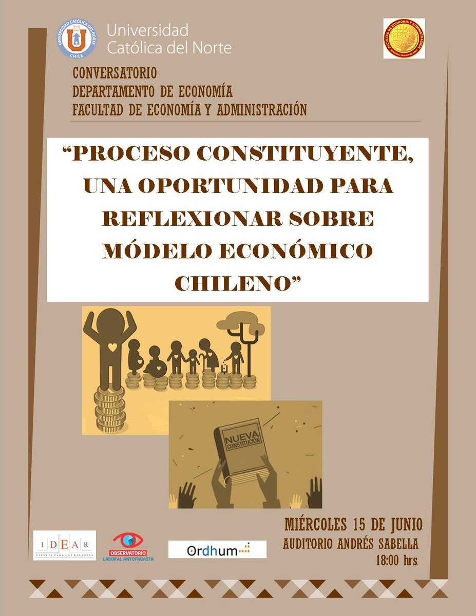 Idear_Ucn's tweet photo. ¡¡ALUMN@ DE LA FACEA UCN!! Miércoles 15/06 se realizará conversatorio sobre proceso constituyente. ¡¡Te esperamos!! https://t.co/Ew1uIi9iLw