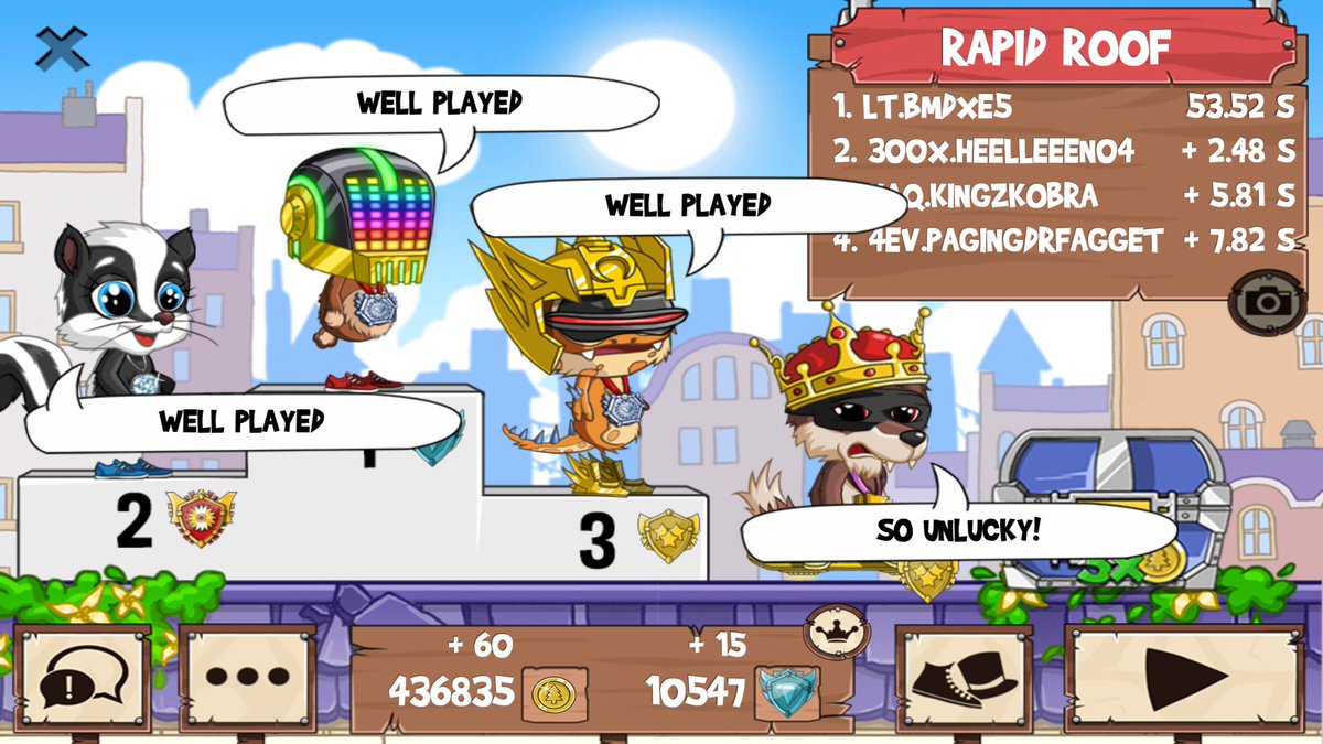 Bigmandru08's tweet photo. All those guys just got washed #funrun2 #Heelleeen04 #KinGzKOBRA #pagingdrfagget https://t.co/yZ13PsQKup