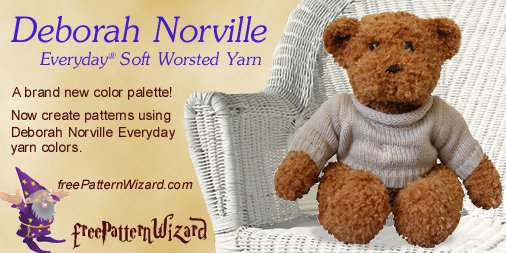 PatternWizard's tweet image. Create patterns with Deborah Norville Everyday yarns! freePatternWizard bit.ly/1h45VuO #yarn @premieryarns