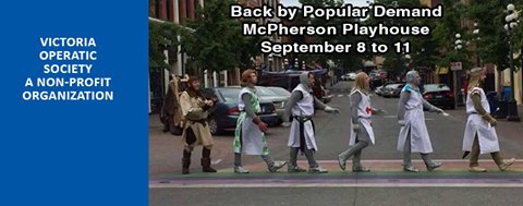 The perfect gift for Father's Day! Spamalot tickets at the McPherson box office @ 250-386-6121 #yyjarts