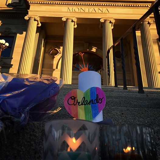 GenderExpansion's tweet image. We Stand With Pulse! #WeStandWithPulse Montana statewide response to June 12th Orlando tragedy