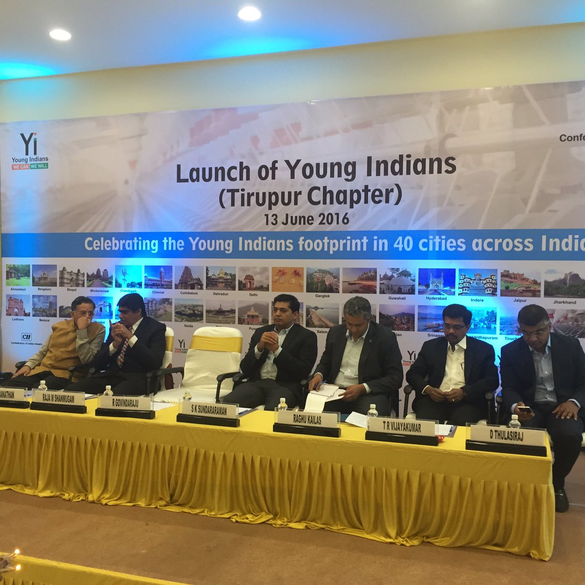 40 it is !! At the launch of the 40th Yi Chapter at Tiruppur. An enthusiastic bunch. <a href="/YiTweets/">Young Indians (Yi)</a> <a href="/jakobjoy/">Jacob Joy</a>