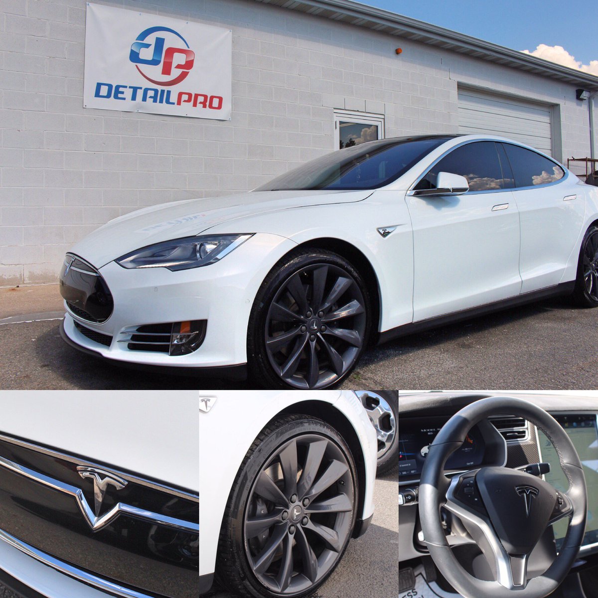 detailproinc's tweet photo. #Tesla that was in last week. #DetailPro https://t.co/NoFvnP3RJF