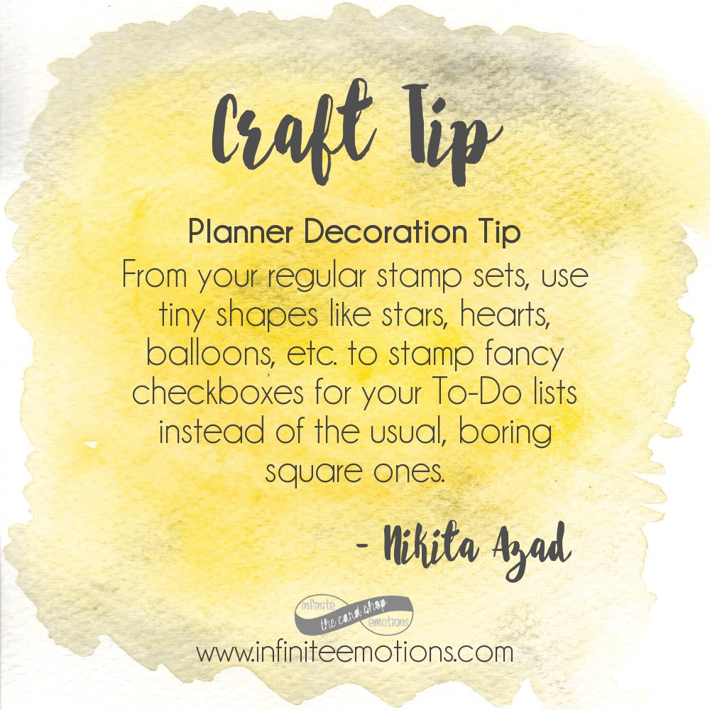InfniteEmotions's tweet photo. #PlannerTip
How to have a litte fun &amp; do away with the boring square checkboxes in your #planner &amp;fancy it up a bit https://t.co/GAD5R21Vjq