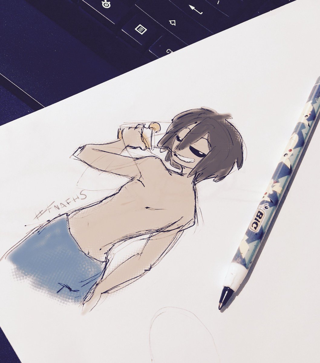 BUENAS TARDES! He de decir que FRED es uno de mis personajes favoritos de #FNAFHS 😚, 600 RT y viene CHICA veraniega😬