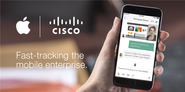 New Cisco &amp; Apple features will fast-track the mobile enterprise! <a href="/rowantrollope/">Rowan Trollope</a> #WWDC2016 bit.ly/1sCK6hC