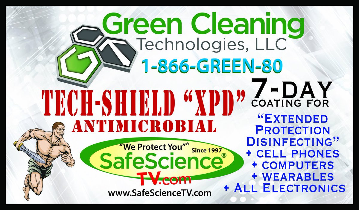SafeScienceFast's tweet image. #Tech Shield #Antimicrobial Surface Coating for your #fitness #wearable #tech #devices @ #greensports Summit 7/28-30