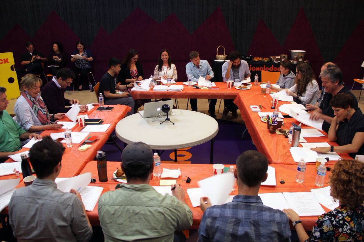 The cast is together doing a table reading for #HeyArnold The Jungle Movie! Who's ready for 2017?