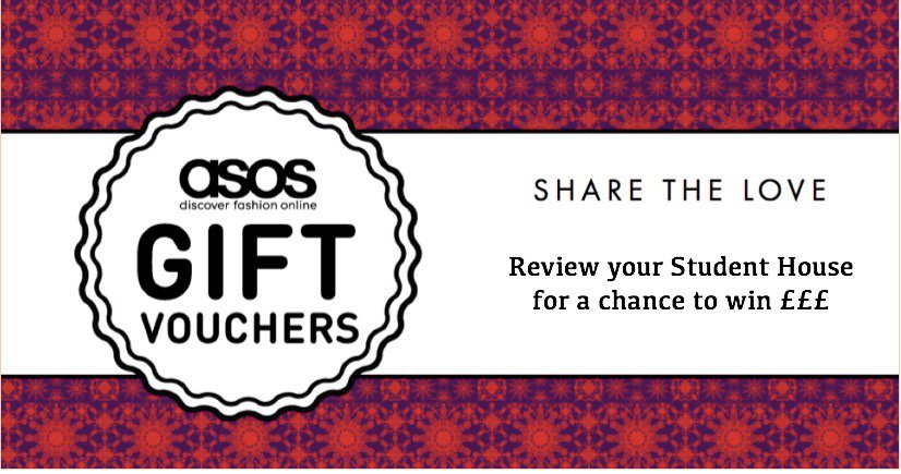 StudentBricks's tweet image. Review your #student #house on StudentBricks.co.uk for a chance to #win #asos #vouchers #landlord #studenthouse