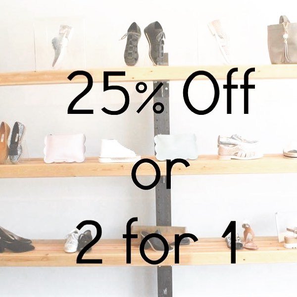 MayfairShoes's tweet photo. S. A. L. E
| 25% off or 2 for 1! | https://t.co/8xj8gmqJTH
