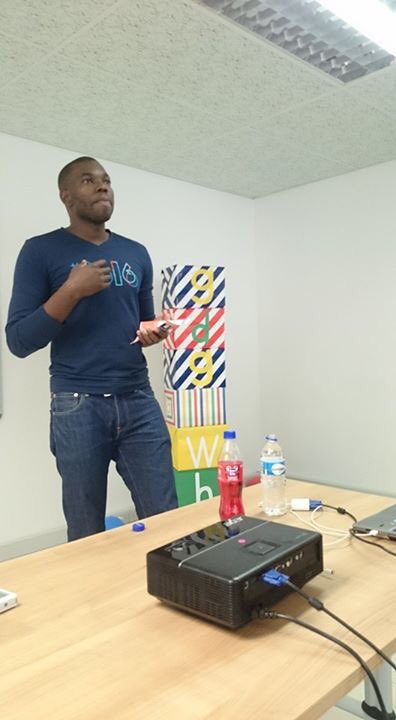 iamnaambo's tweet photo. A BIG thanks to our MC for the Google I/O extended Windhoek @Shingapi #io16 #gdgwhk https://t.co/RywJOTT6qa