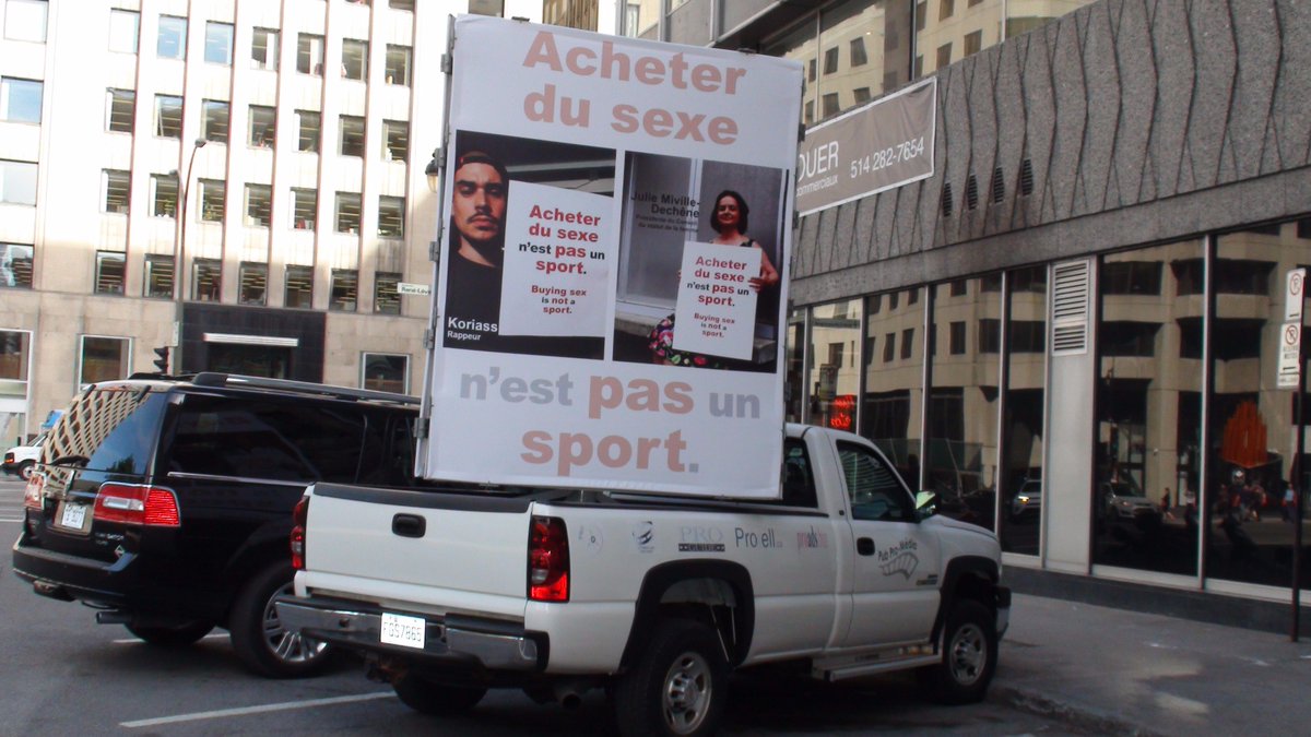 pubpromedia's tweet image. Pub Pro-Média est fier d'avoir participé à la campagne publicitaire ''Le sexe n'est pas un sport'' .