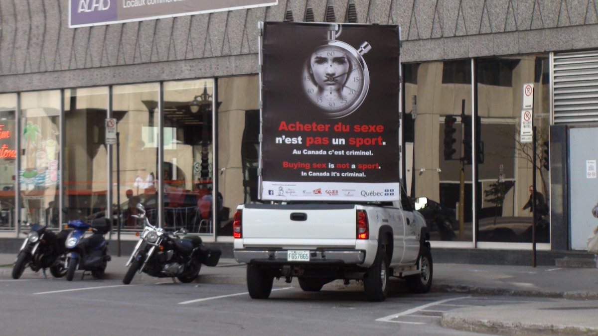 pubpromedia's tweet image. Pub Pro-Média est fier d'avoir participé à la campagne publicitaire ''Le sexe n'est pas un sport'' .