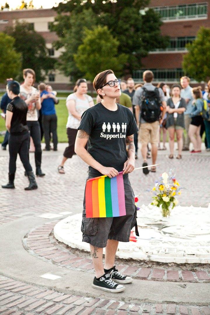 GenderExpansion's tweet image. We Stand With Pulse rally at the University of Montana! #WeStandWithPulse