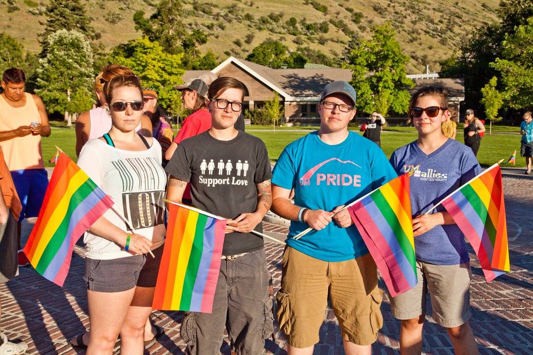 GenderExpansion's tweet image. We Stand With Pulse rally at the University of Montana! #WeStandWithPulse
