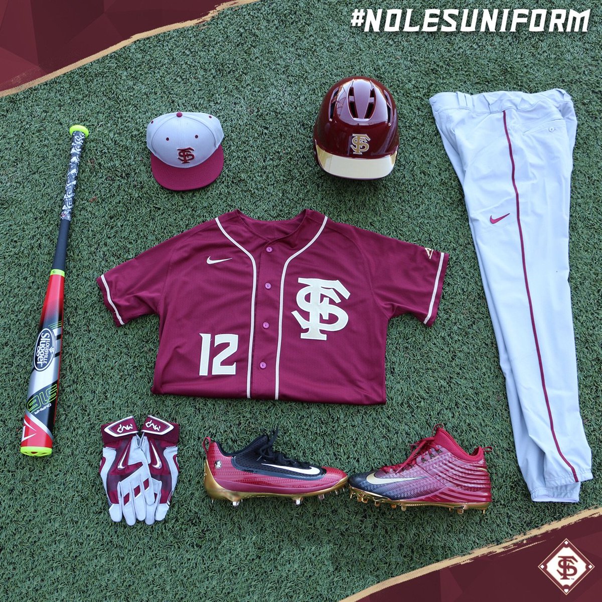 FSUBaseballEQ's tweet image. Our uniform tonight as the visiting team vs. @GatorsBB. What an away uniform looks like! #FSUTBT