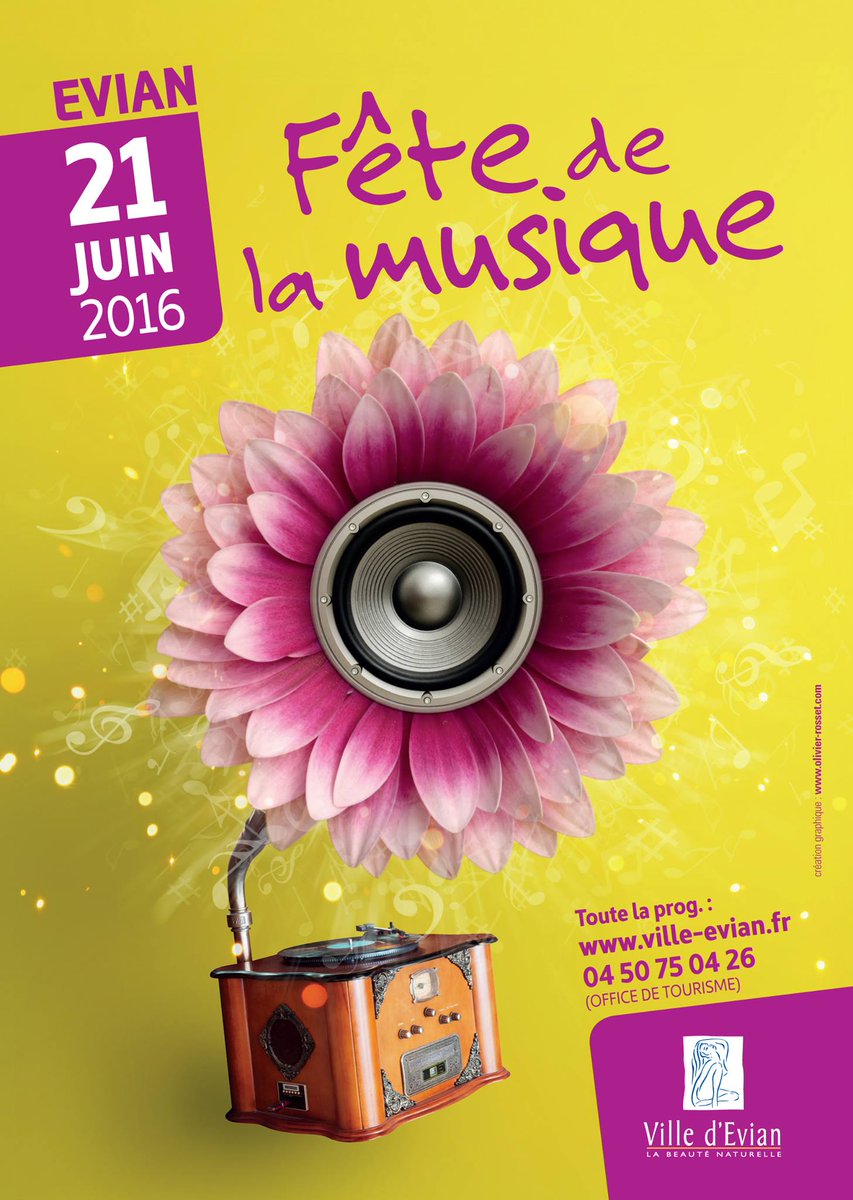 2016/06/21: Évian-les-Bains, France: Fête de la Musique Evian (scène Musiqu… dancedeets.com/events/1644533… <a href="/TheNoisyFreaks/">The Noisy Freaks</a>