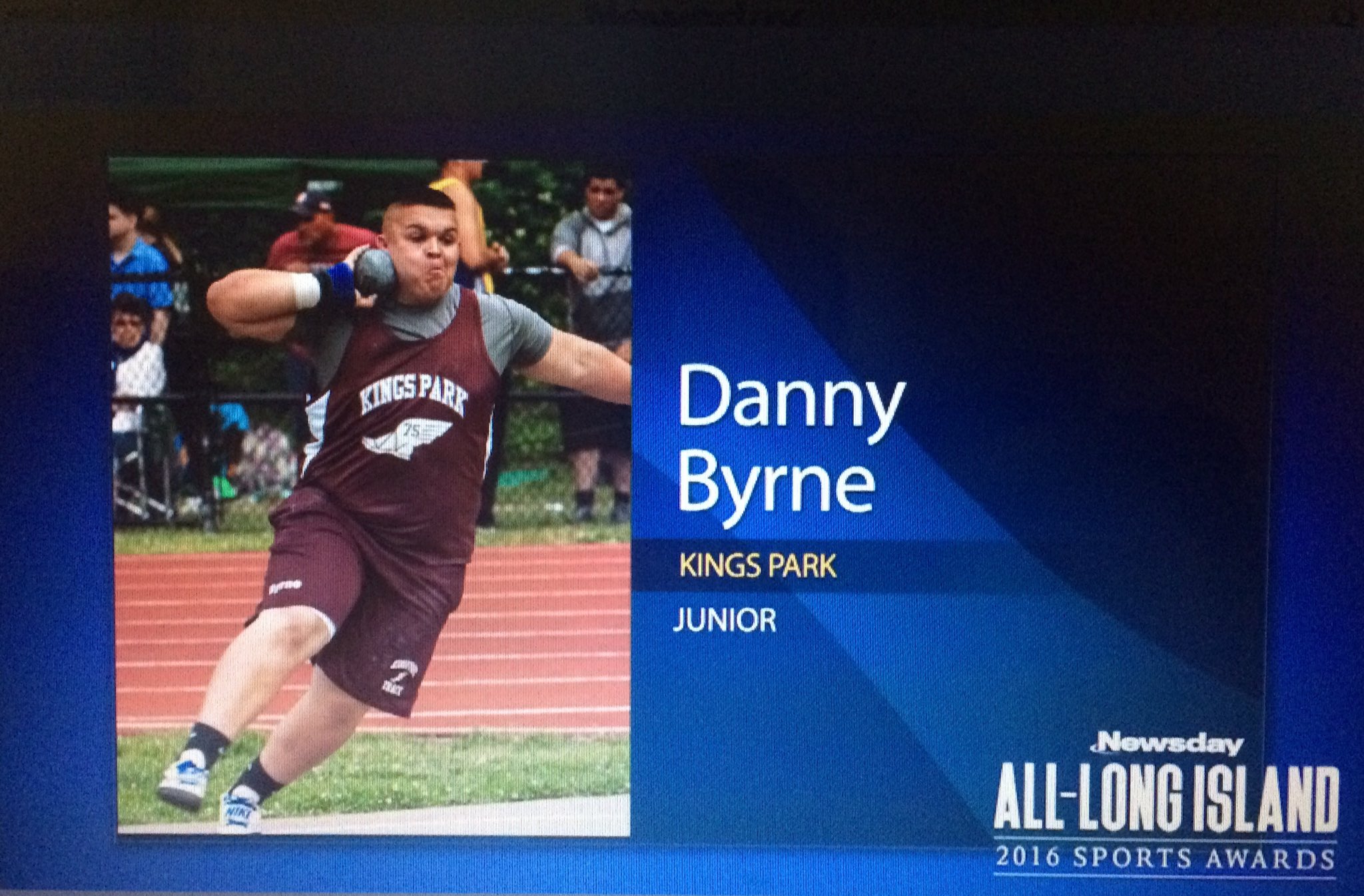 Kings Park Athletics On Twitter Danny Byrne Named To Newsday All Long Island Track And Field Team