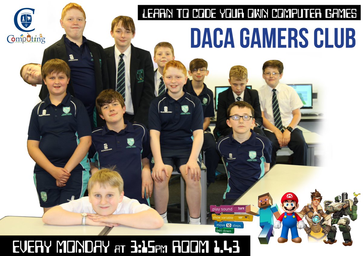 DarwenAcademy's tweet photo. Watch out @Microsoft &amp; @Google the next generation of DACA coders are being prepared... #DACACoders #GamersClub https://t.co/zJj5lHdXQo