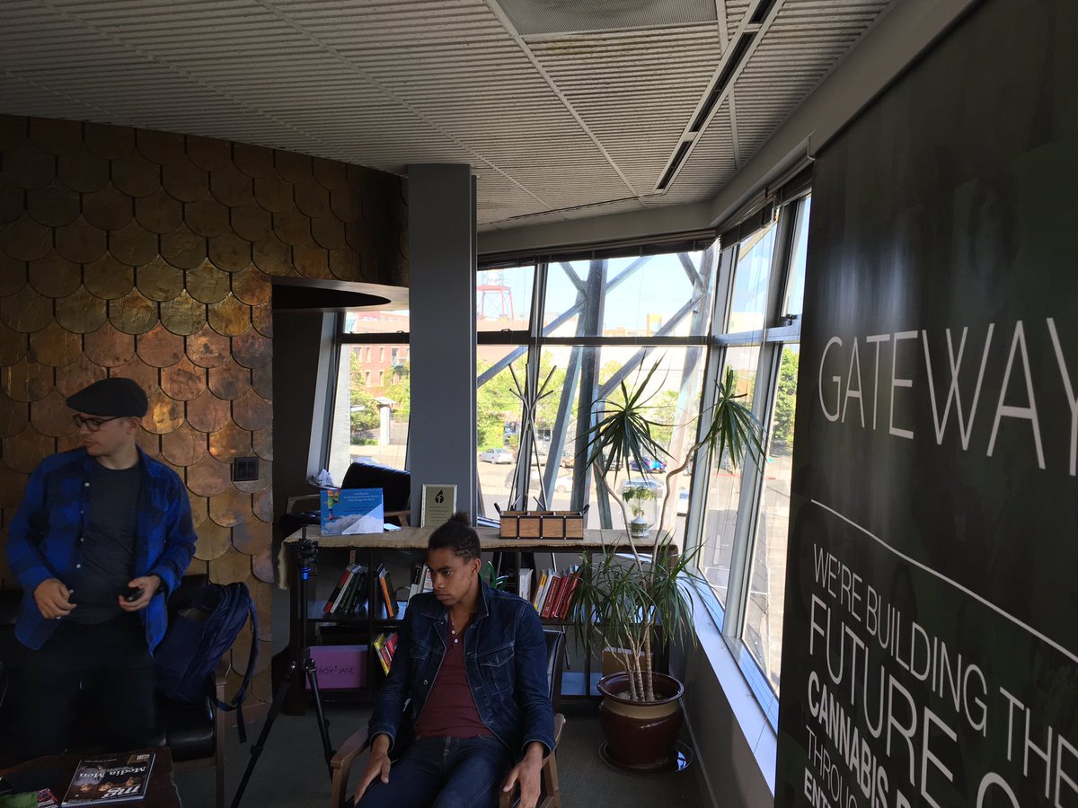 At @gtwyinc filming #StartupsUnedited with <a href="/GrowFlora/">Flora</a> founder McKinley Owens | #Startups
