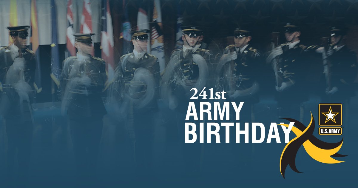 USArmy's tweet image. Happy 241st #ArmyBDay!