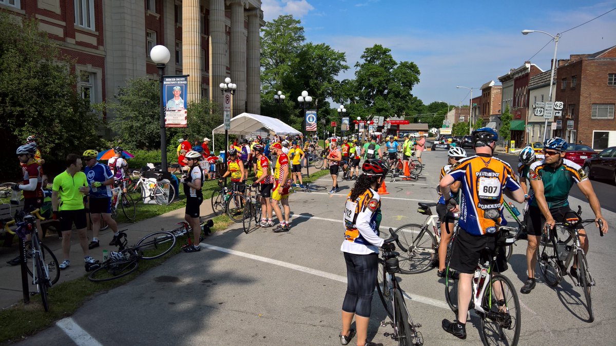 squid729's tweet image. Great event sez SAG 9! A few photos. Mercer rest stop. Conneaut welcome crew. Finish @BikeMS_Keystone #bikems