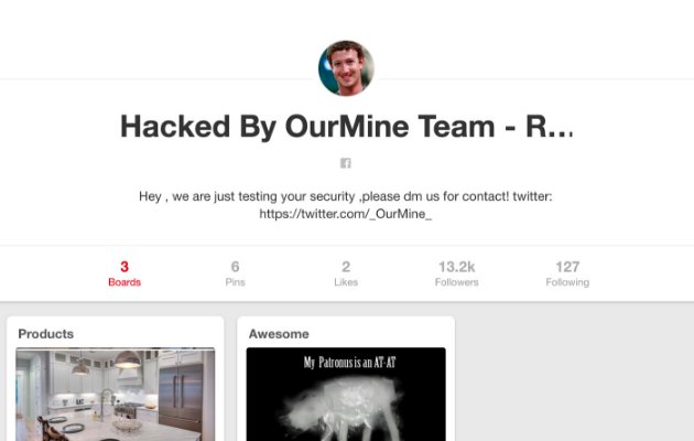 ubectech's tweet image. Social media titan, Mark Zuckerburg's #fb #twitter #pinterest #LinkedIn accounts hacked! buff.ly/28jaXzU