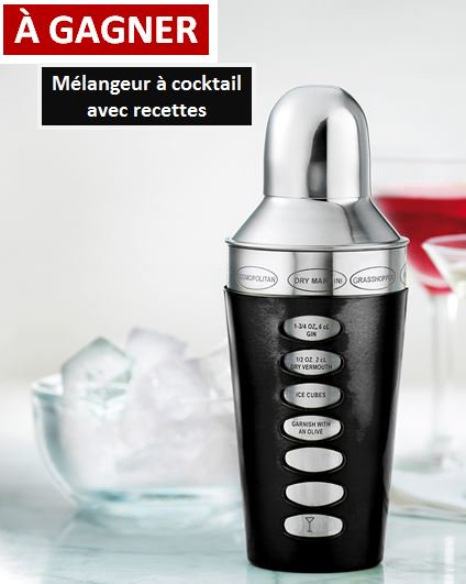 facebook.com/trudeaucuisine/ Participez au #concours et courez la chance de gagner notre mélangeur à cocktail!