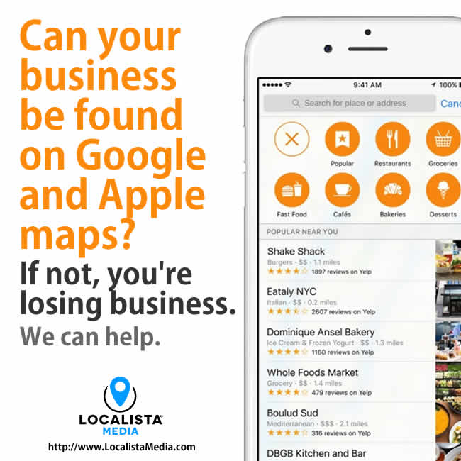 localista's tweet image. Secure your spot on the Google &amp;amp; Apple Maps localistamedia.com/google-apple-l… #marketing #local #smallbusiness #SEO #localista
