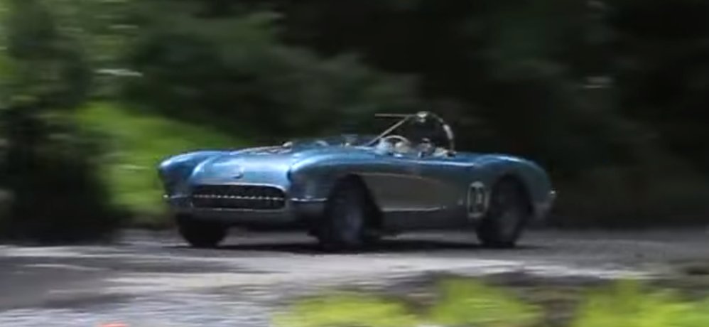 CorvetteDNA's tweet photo. A 1957 Corvette takes on Hershey Hill in The Grand Ascent 2016. https://t.co/SCm0w1GLnr https://t.co/Ygiv3c3jkF