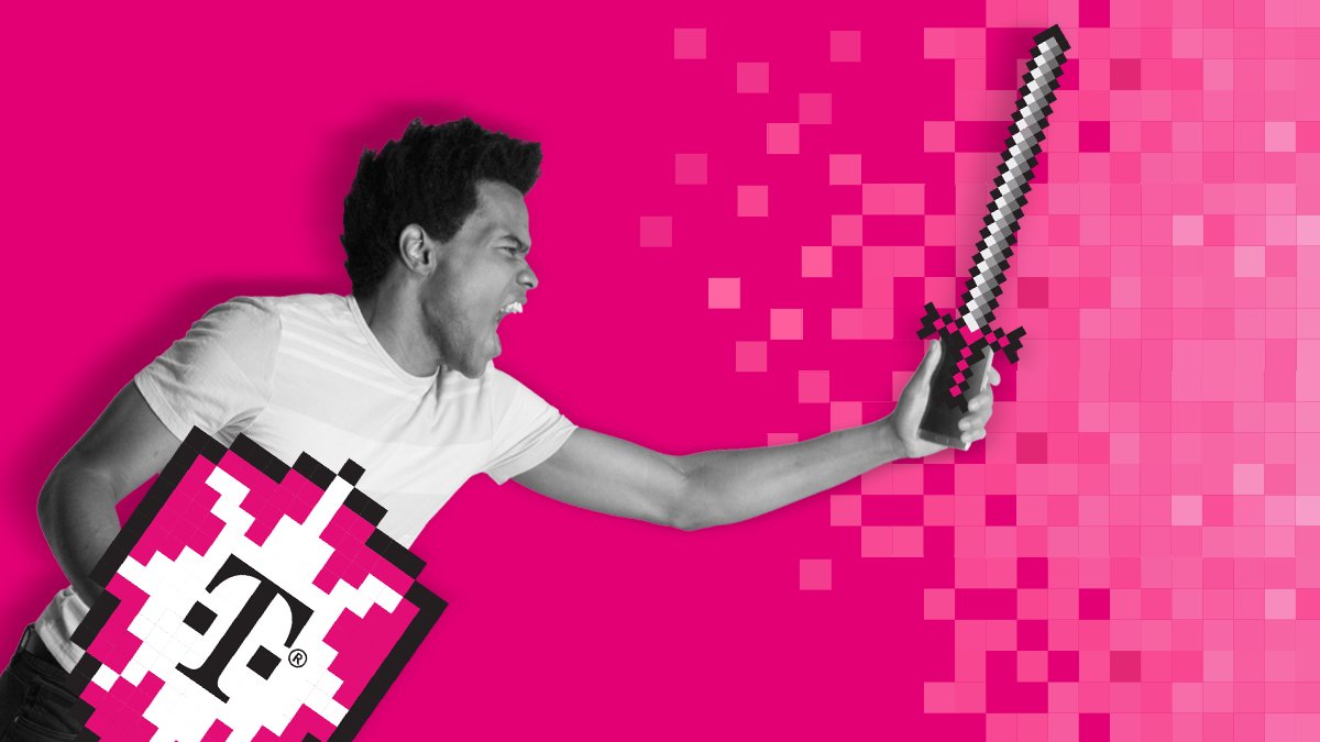 TMobile's tweet image. #E32016 starts tomorrow! While you defend your squad -- We&apos;ll be your #DefenderOfData.