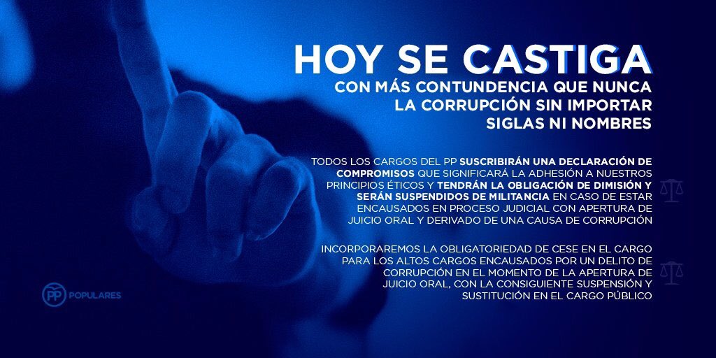 PPFigueres's tweet photo. El gobierno que más ha hecho contra la corrupción @Concepcioveray @marianorajoy #Debate13J #Afavor #VotaPP ⚖ https://t.co/ug9er2JAuA