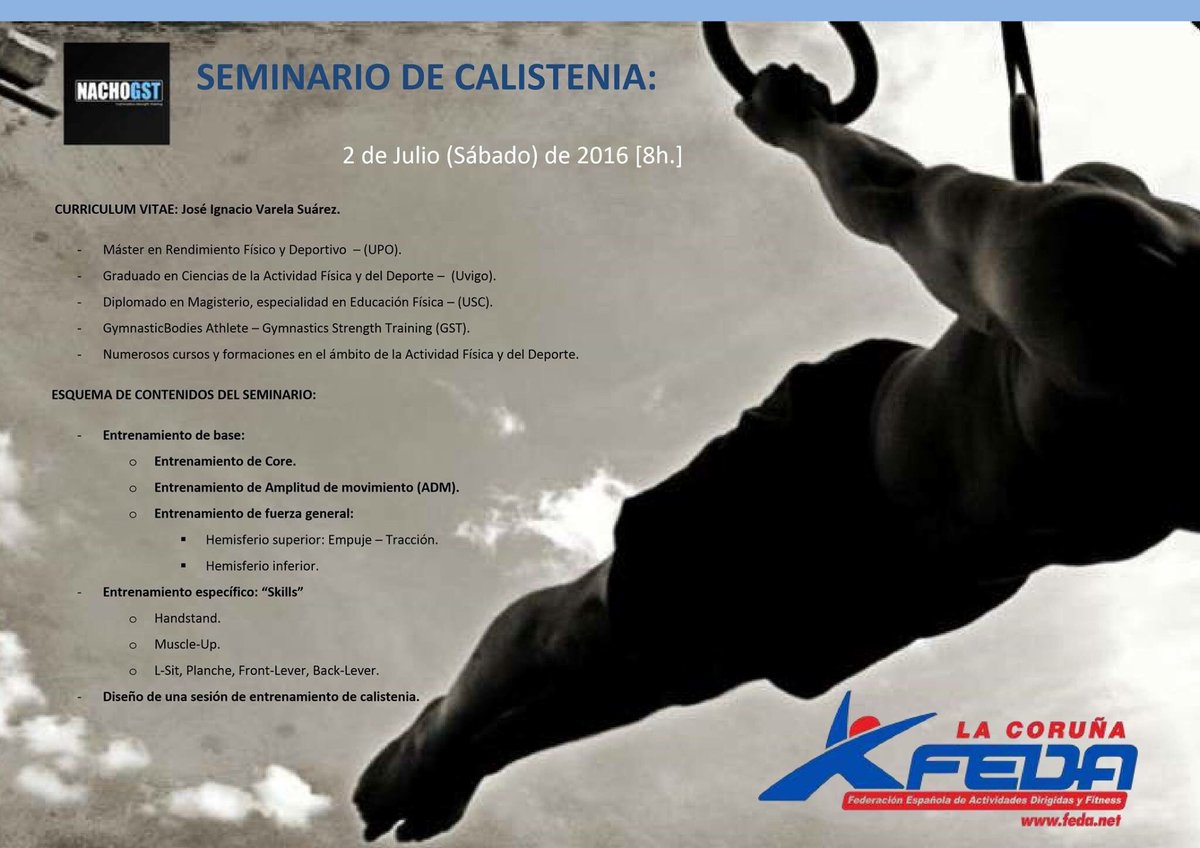 FEDACoruna's tweet photo. podéis solicitar información e inscribiros en :coruna@feda.net https://t.co/xS7rpgsg3P