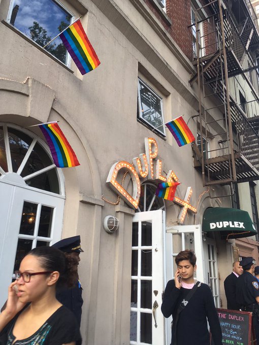 #StoneWall in #NYC for #Orlando - speakers are about to come on. https://t.co/gOsOh9Lkei<a href="/tag/stonewall"class="tags">#StoneWall</a><a href="/tag/nyc"class="tags">#NYC</a><a href="/tag/orlando"class="tags">#Orlando</a>